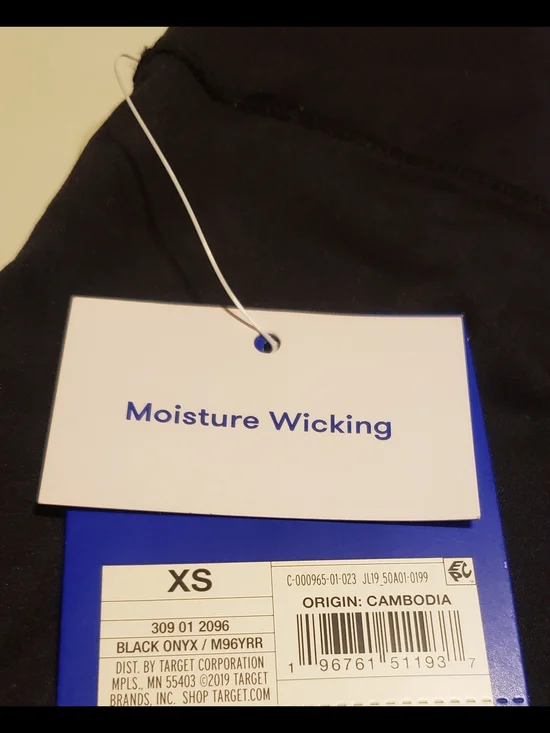 JoyLab Black High-Waist V-Front Bike Shorts - Picture 4 of 4